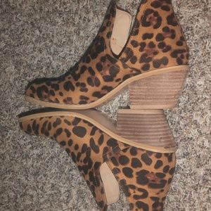 Leopard Booties